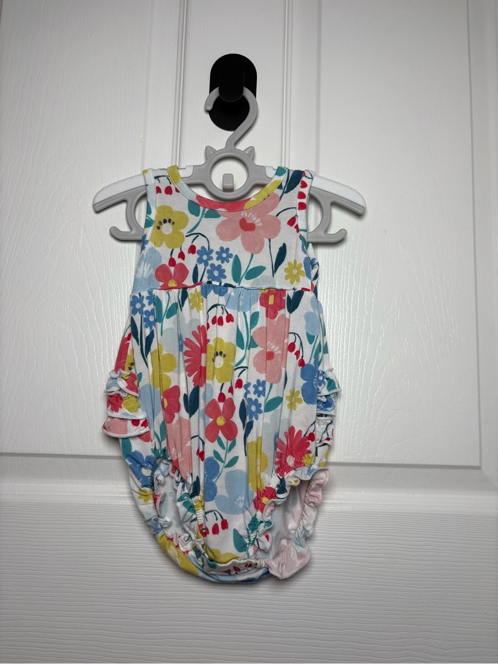 Little Sleepies Play Midsummer Meadow Bubble Romper 3-6M Bamboo GUC